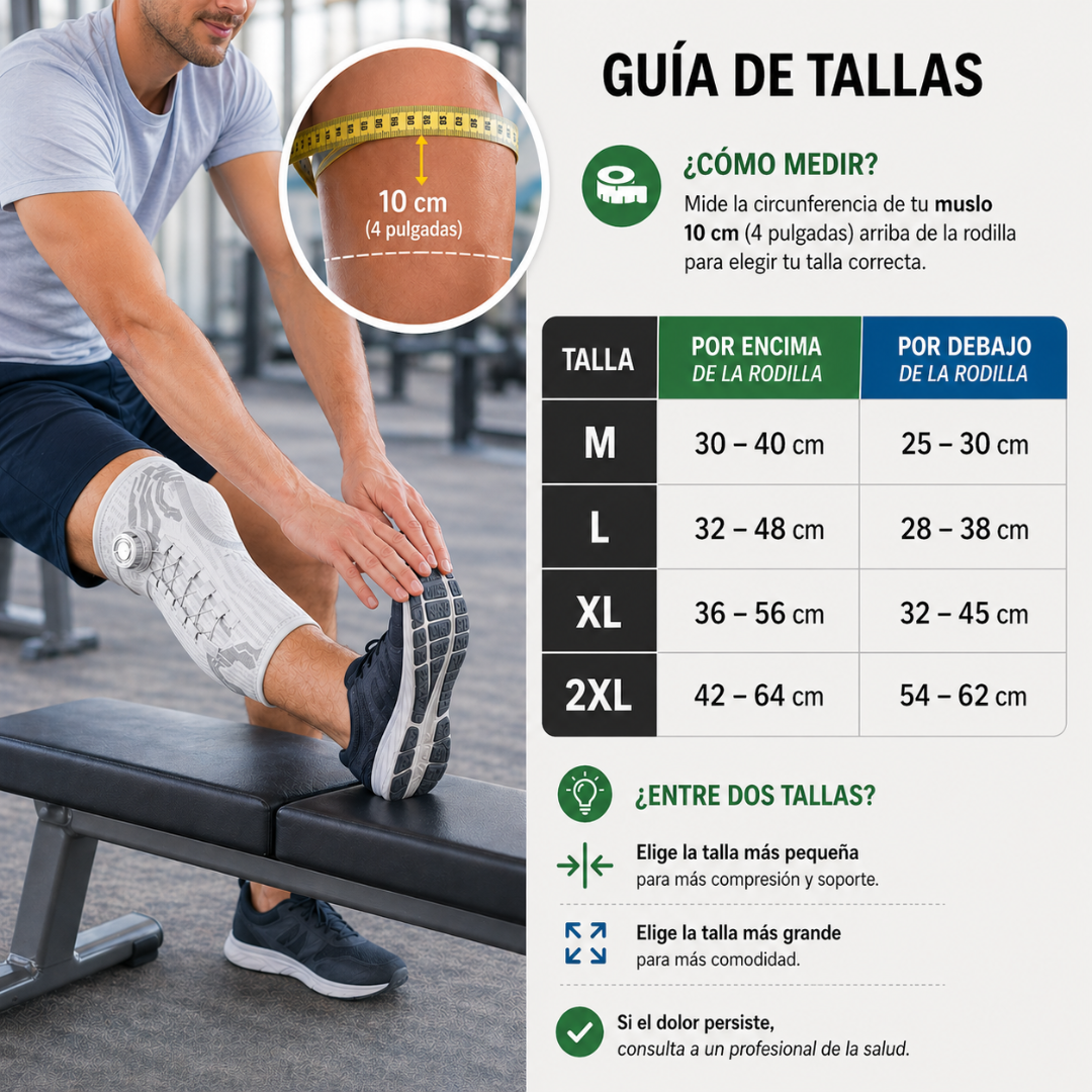 Rodillera ortopédica de compresión